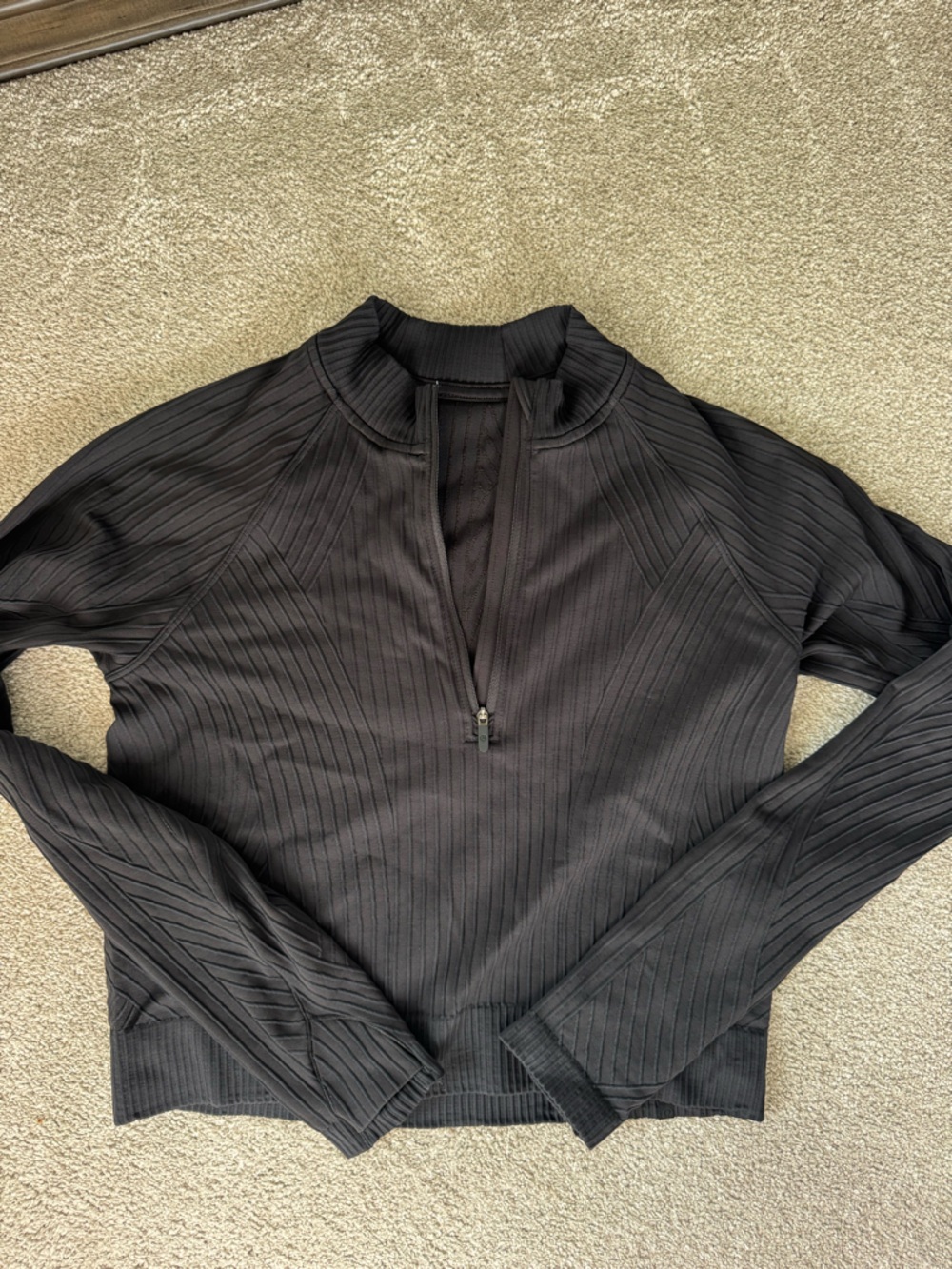 Lululemon Rest Less Cropped Half Zip - Picture 4 of 6